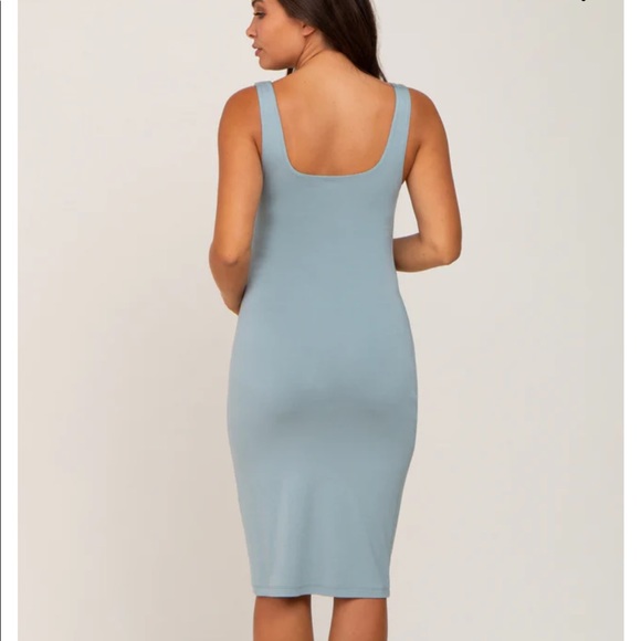 Maternity Dress - Pinkblush - new with tags - colour: blue size small - Picture 3 of 4